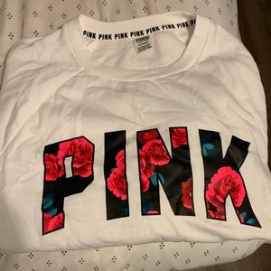 Pink crew sweat shirt